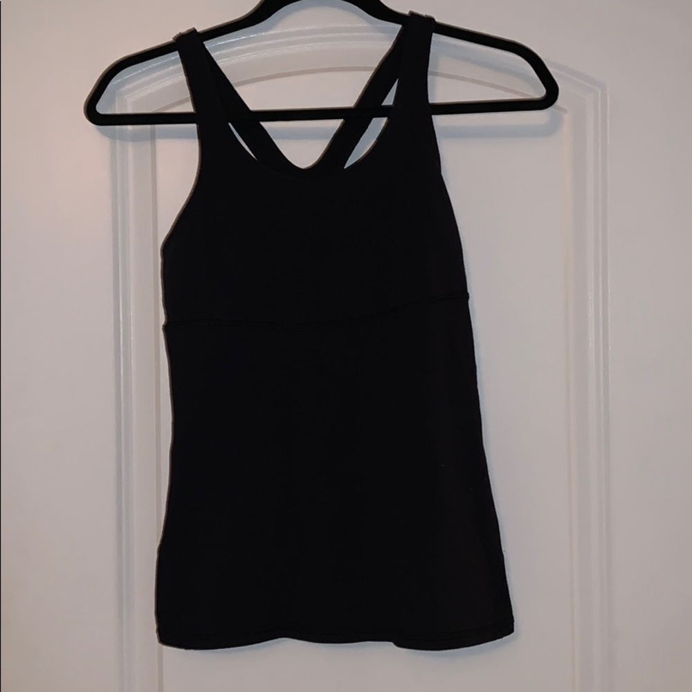 Lululemon black racerback exercise tank